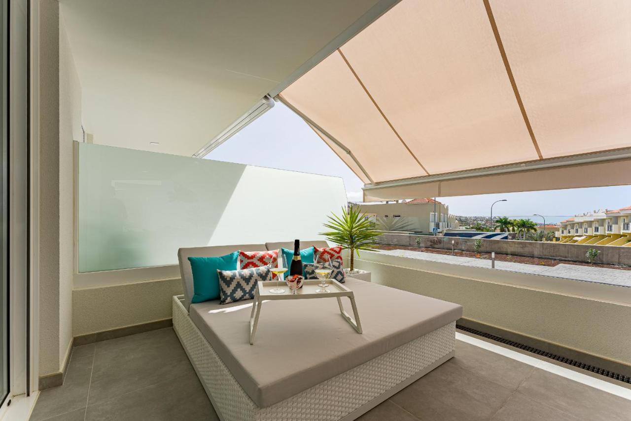 Modern New Apartment Las Terrazas De Costa Adeje. Heated Pool, Big Terrace And Private Parking Exterior photo