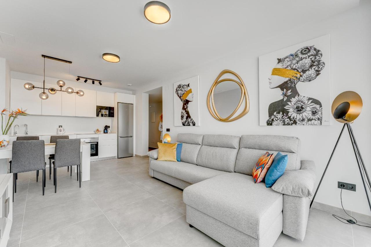 Modern New Apartment Las Terrazas De Costa Adeje. Heated Pool, Big Terrace And Private Parking Exterior photo